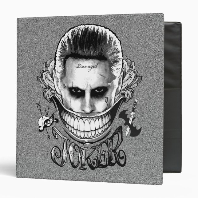 Suicide Squad | Joker Smile 3 Ring Binder (Front/Inside)