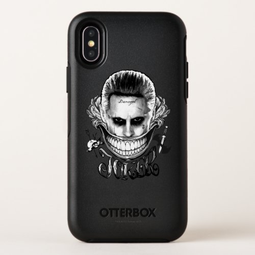 Suicide Squad  Joker Smile OtterBox Symmetry iPhone X Case