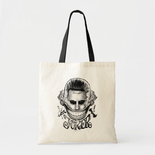 Suicide Squad  Joker Smile Tote Bag