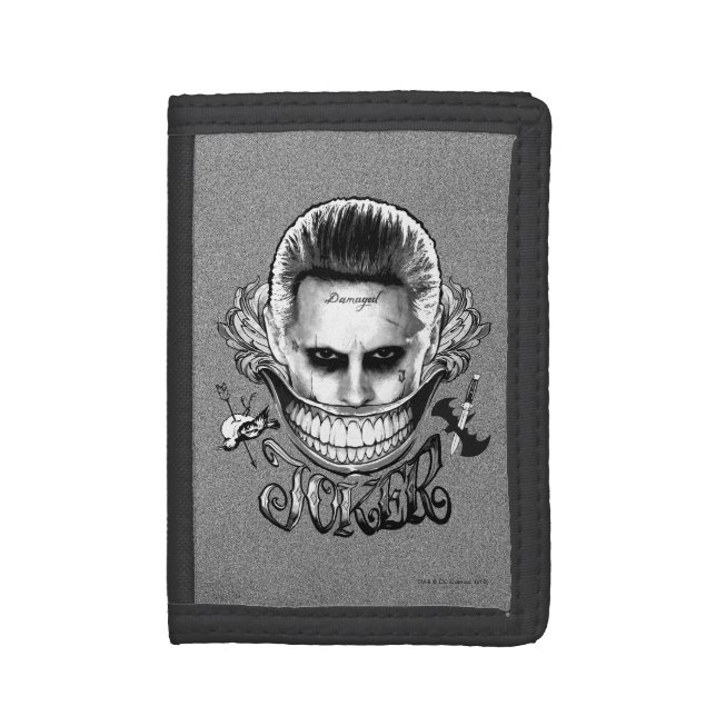 Suicide Squad | Joker Smile Trifold Wallet (Front Vertical)