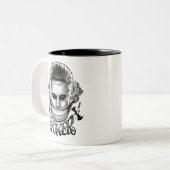 Suicide Squad | Joker Smile Two-Tone Coffee Mug (Front Left)