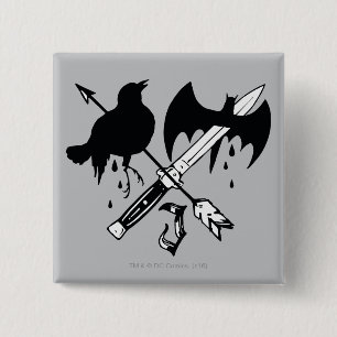 Suicide Squad Joker Symbol Pinback Button