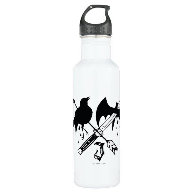 Suicide Squad | Joker Symbol Water Bottle (Front)