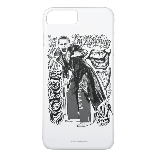 Suicide Squad  Joker Typography Photo iPhone 8 Plus7 Plus Case