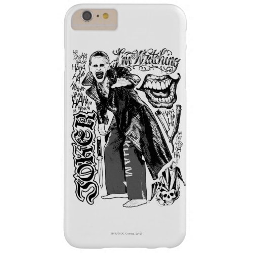 Suicide Squad  Joker Typography Photo Barely There iPhone 6 Plus Case