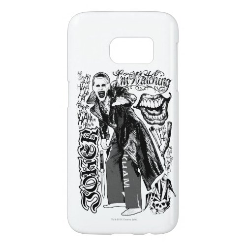 Suicide Squad  Joker Typography Photo Samsung Galaxy S7 Case