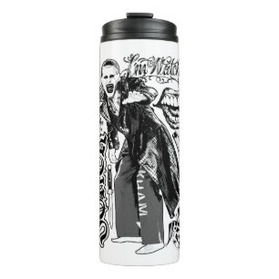 Suicide Squad Joker Typography Photo Thermal Tumbler