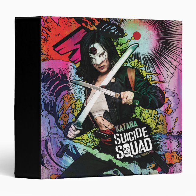 Suicide Squad | Katana Character Graffiti Binder (Front/Spine)