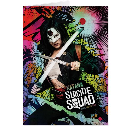 Suicide Squad | Katana Character Graffiti Cards (Front)
