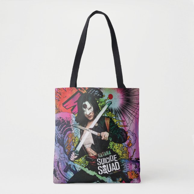 Suicide Squad | Katana Character Graffiti Tote Bag (Front)