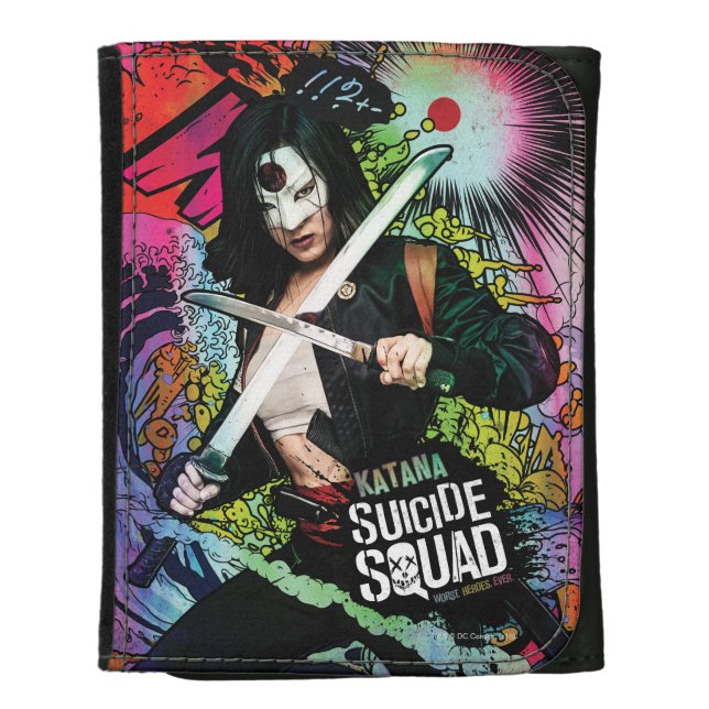 Suicide Squad | Katana Character Graffiti Wallet (Front Vertical)