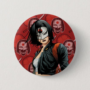 Suicide Squad   Katana Comic Book Art Pinback Button