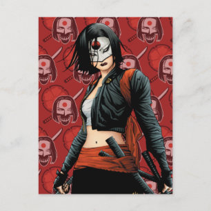 Suicide Squad Katana Comic Book Art Postcard