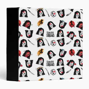 Suicide Squad   Katana Emoji Pattern 3 Ring Binder