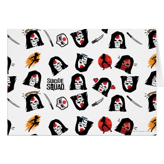 Suicide Squad | Katana Emoji Pattern Cards (Front Horizontal)