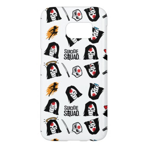 Suicide Squad  Katana Emoji Pattern Samsung Galaxy S7 Case