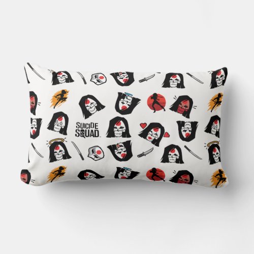 Suicide Squad  Katana Emoji Pattern Lumbar Pillow