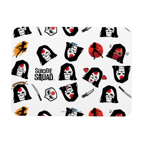 Suicide Squad  Katana Emoji Pattern Magnet
