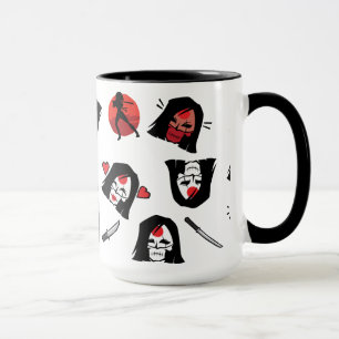 Suicide Squad Katana Emoji Pattern Mug