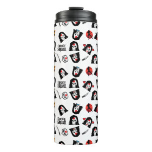 Suicide Squad Katana Emoji Pattern Thermal Tumbler