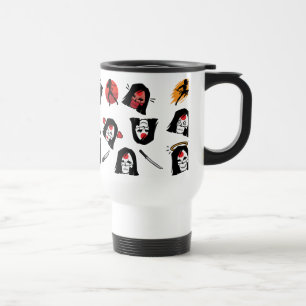 Suicide Squad Katana Emoji Pattern Travel Mug