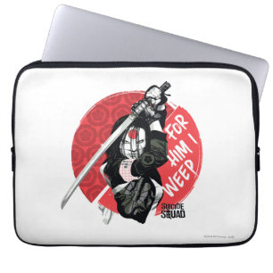 Suicide Squad Katana "For Him I Weep" Laptop Sleeve