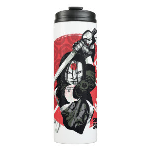 Suicide Squad   Katana "For Him I Weep" Thermal Tumbler