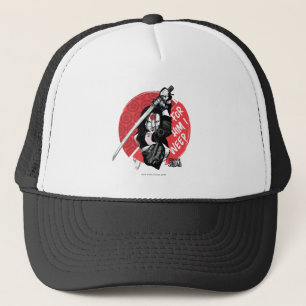 Suicide Squad Katana "For Him I Weep" Trucker Hat