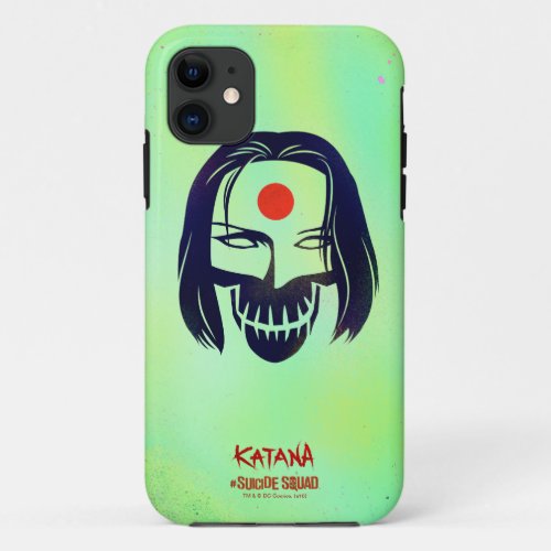 Suicide Squad  Katana Head Icon iPhone 11 Case