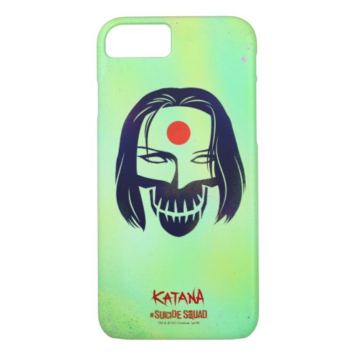 Suicide Squad  Katana Head Icon iPhone 87 Case