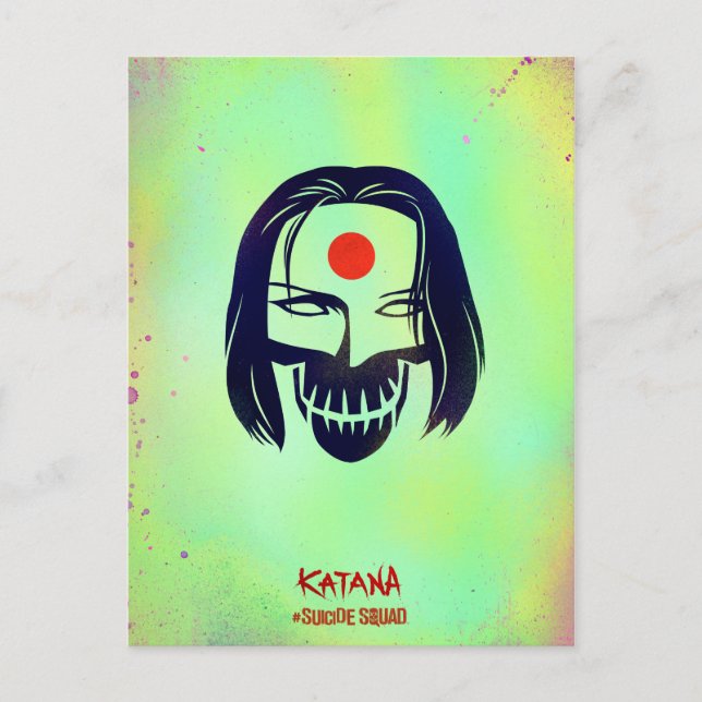 Suicide Squad | Katana Head Icon Postcard (Front)