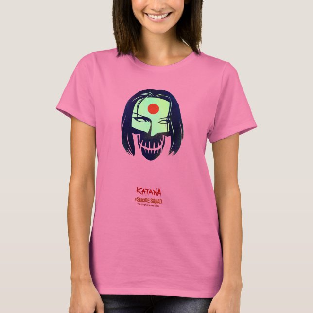Suicide Squad | Katana Head Icon T-Shirt (Front)