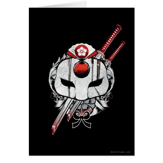 Suicide Squad | Katana Mask & Swords Tattoo Art (Front)