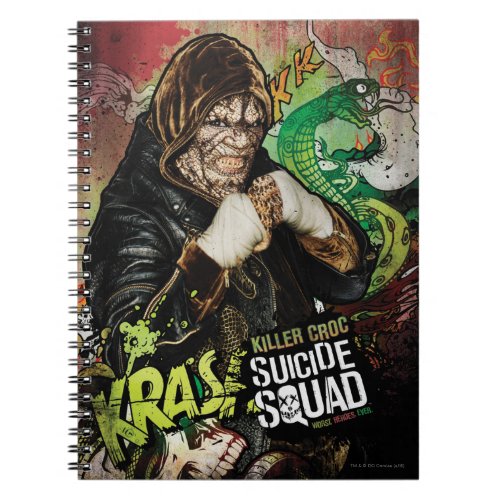 Suicide Squad  Killer Croc Character Graffiti Notebook