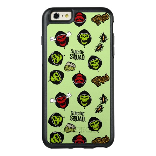 Suicide Squad  Killer Croc Emoji Pattern OtterBox iPhone 66s Plus Case