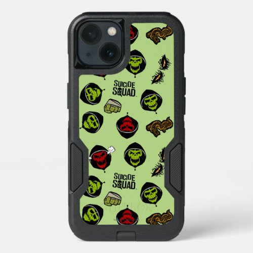 Suicide Squad  Killer Croc Emoji Pattern iPhone 13 Case