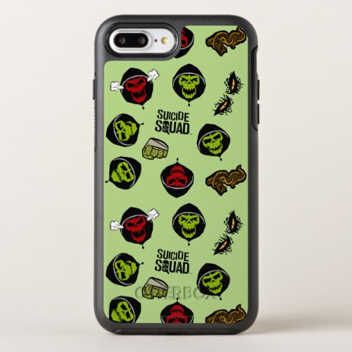 Suicide Squad  Killer Croc Emoji Pattern OtterBox Symmetry iPhone 8 Plus7 Plus Case