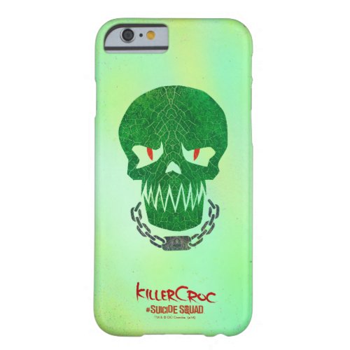 Suicide Squad  Killer Croc Head Icon Barely There iPhone 6 Case