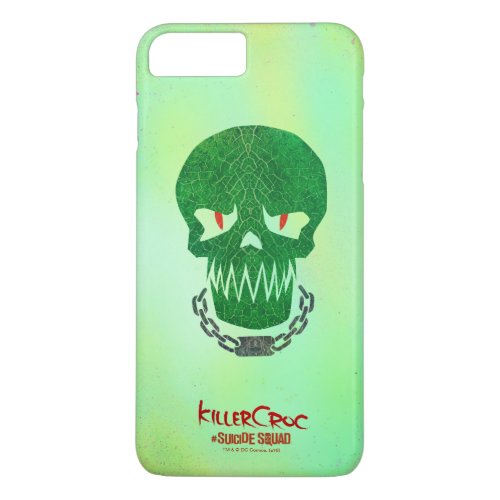 Suicide Squad  Killer Croc Head Icon iPhone 8 Plus7 Plus Case