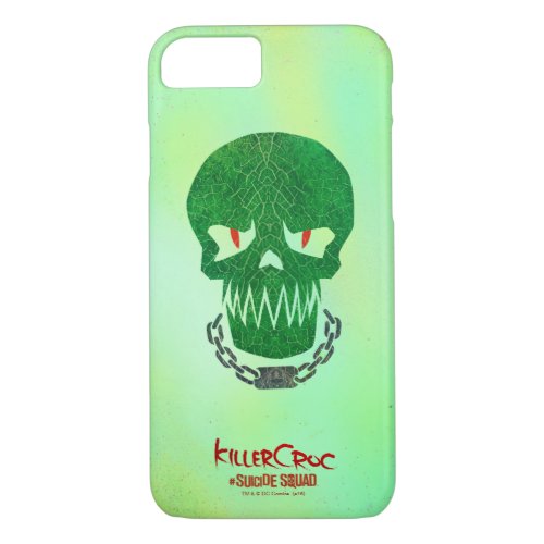 Suicide Squad  Killer Croc Head Icon iPhone 87 Case