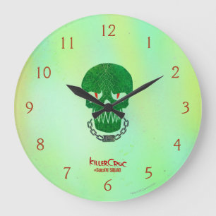 Suicide Squad   Killer Croc Head Icon Large Clock