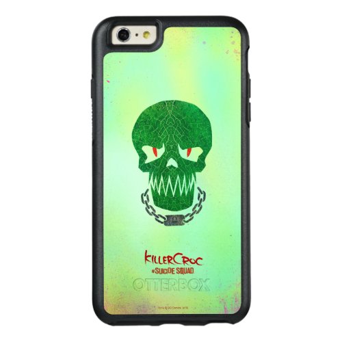 Suicide Squad  Killer Croc Head Icon OtterBox iPhone 66s Plus Case