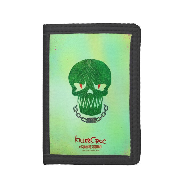 Suicide Squad | Killer Croc Head Icon Wallet (Front Vertical)