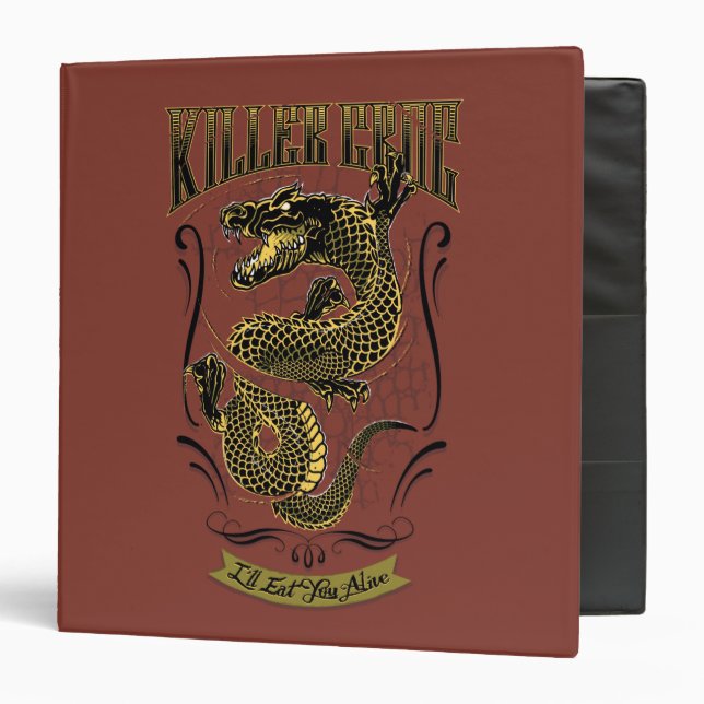 Suicide Squad | Killer Croc Tattoo Binder (Front/Inside)
