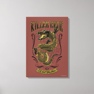Suicide Squad Killer Croc Tattoo Canvas Print