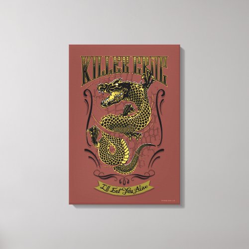 Suicide Squad  Killer Croc Tattoo Canvas Print