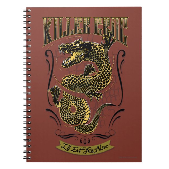 Suicide Squad | Killer Croc Tattoo Notebook (Front)