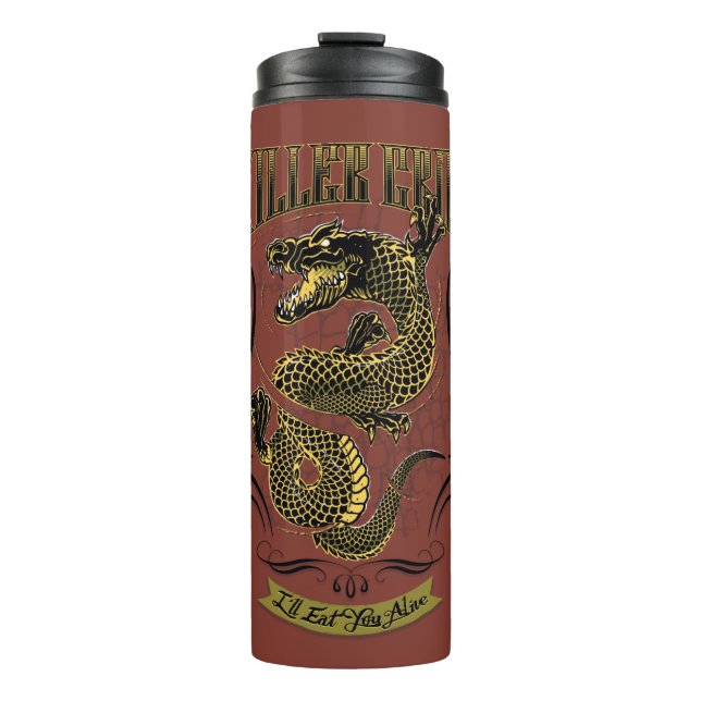 Suicide Squad | Killer Croc Tattoo Thermal Tumbler (Front)
