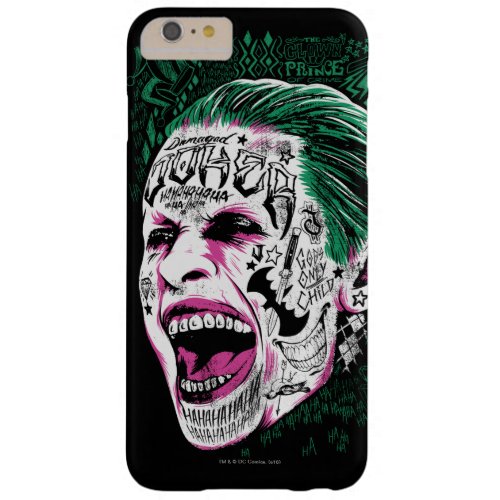 Suicide Squad  Laughing Joker Head Sketch Barely There iPhone 6 Plus Case