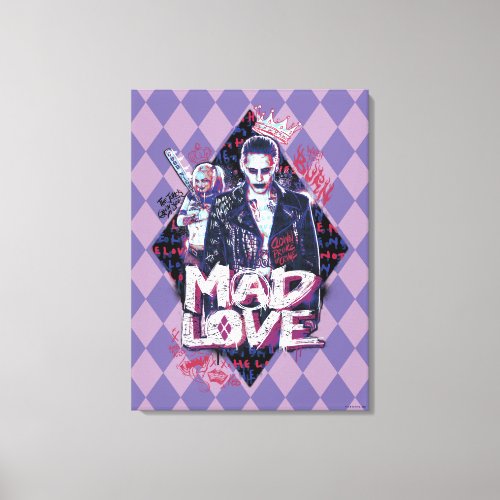 Suicide Squad  Mad Love Canvas Print